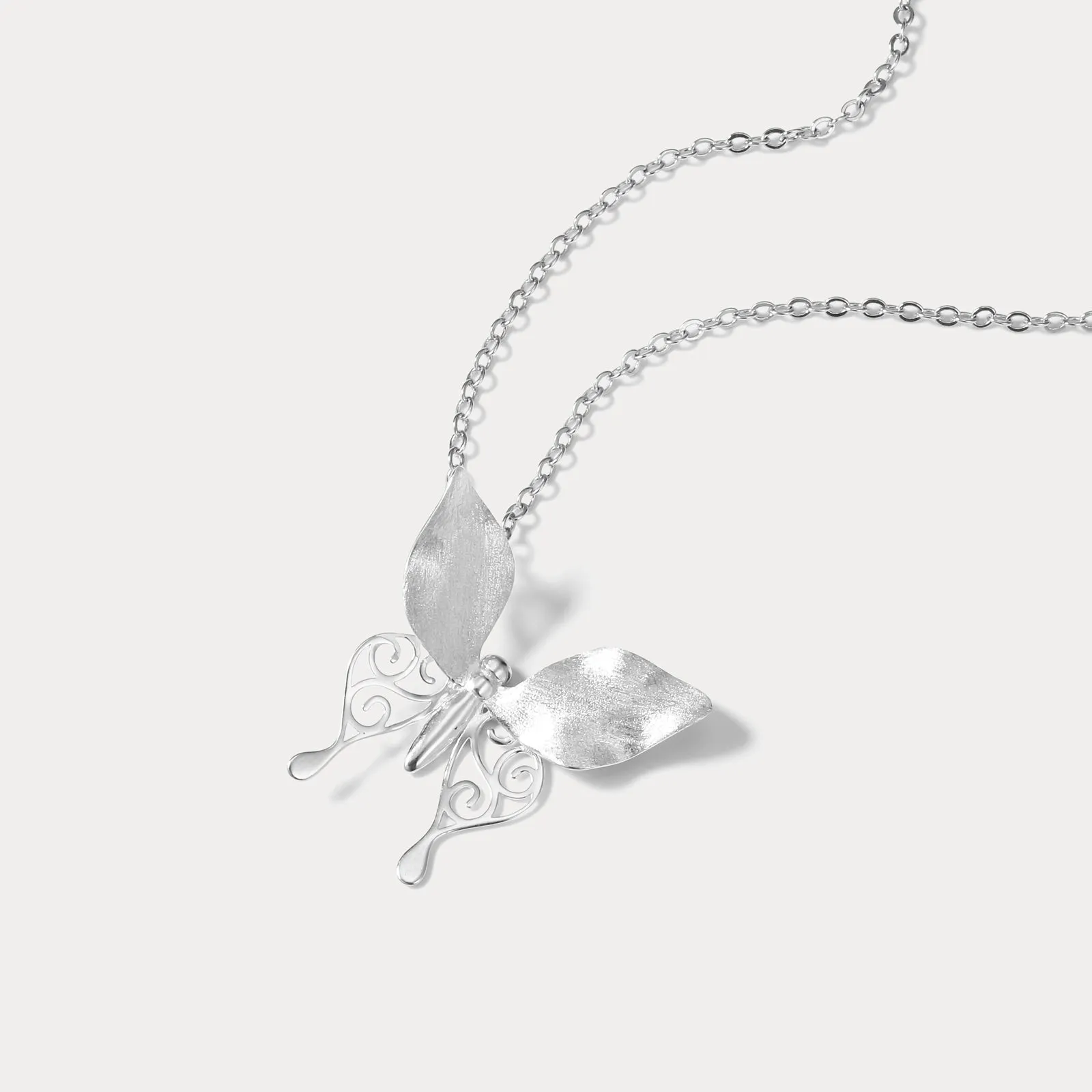 Hollow Butterfly Necklace