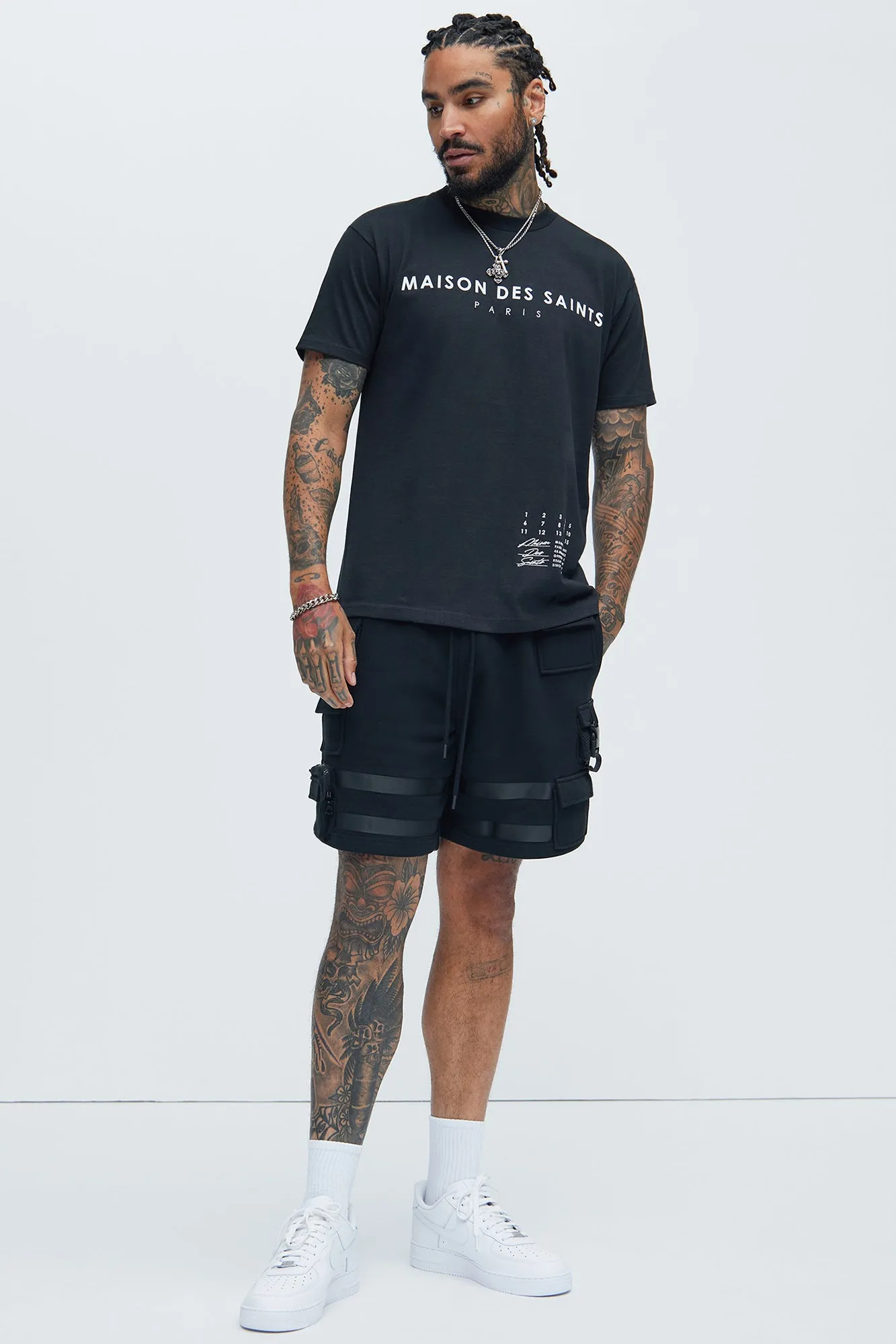 House Of Saints Paris Short Sleeve Tee - Black