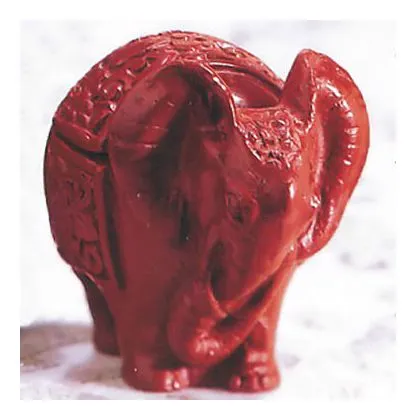 Imperial Cinnabar Miniature Elephant Box