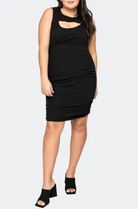 Iris Sleeveless Ribbed Cut Out Dress