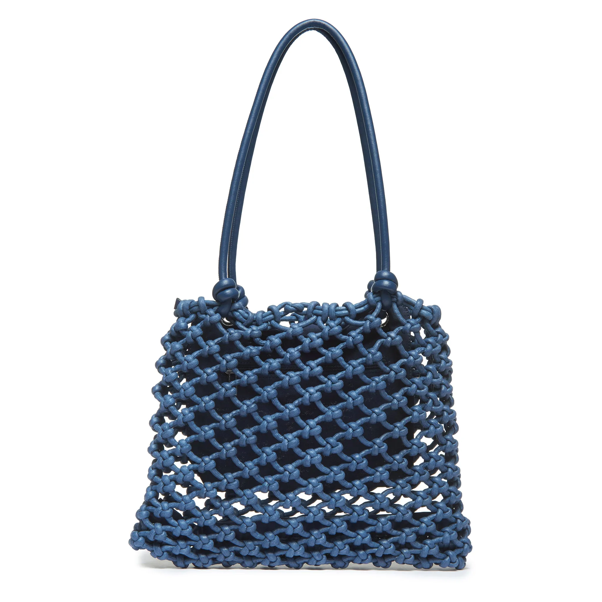 Isa knotted tote bag leather handles