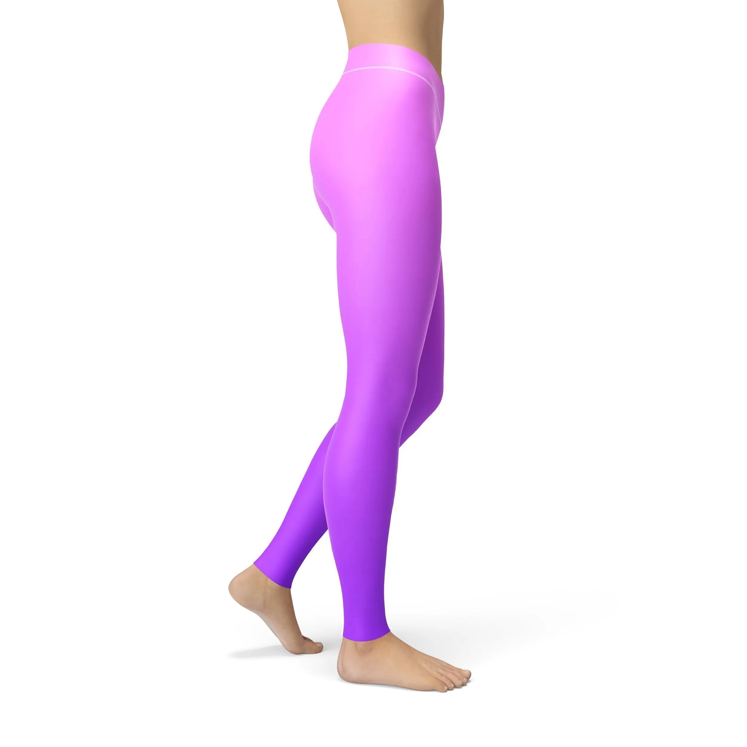 Jean Pink Purple Ombre Leggings