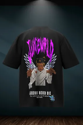 Juice Wrld Oversized T-shirt - Black