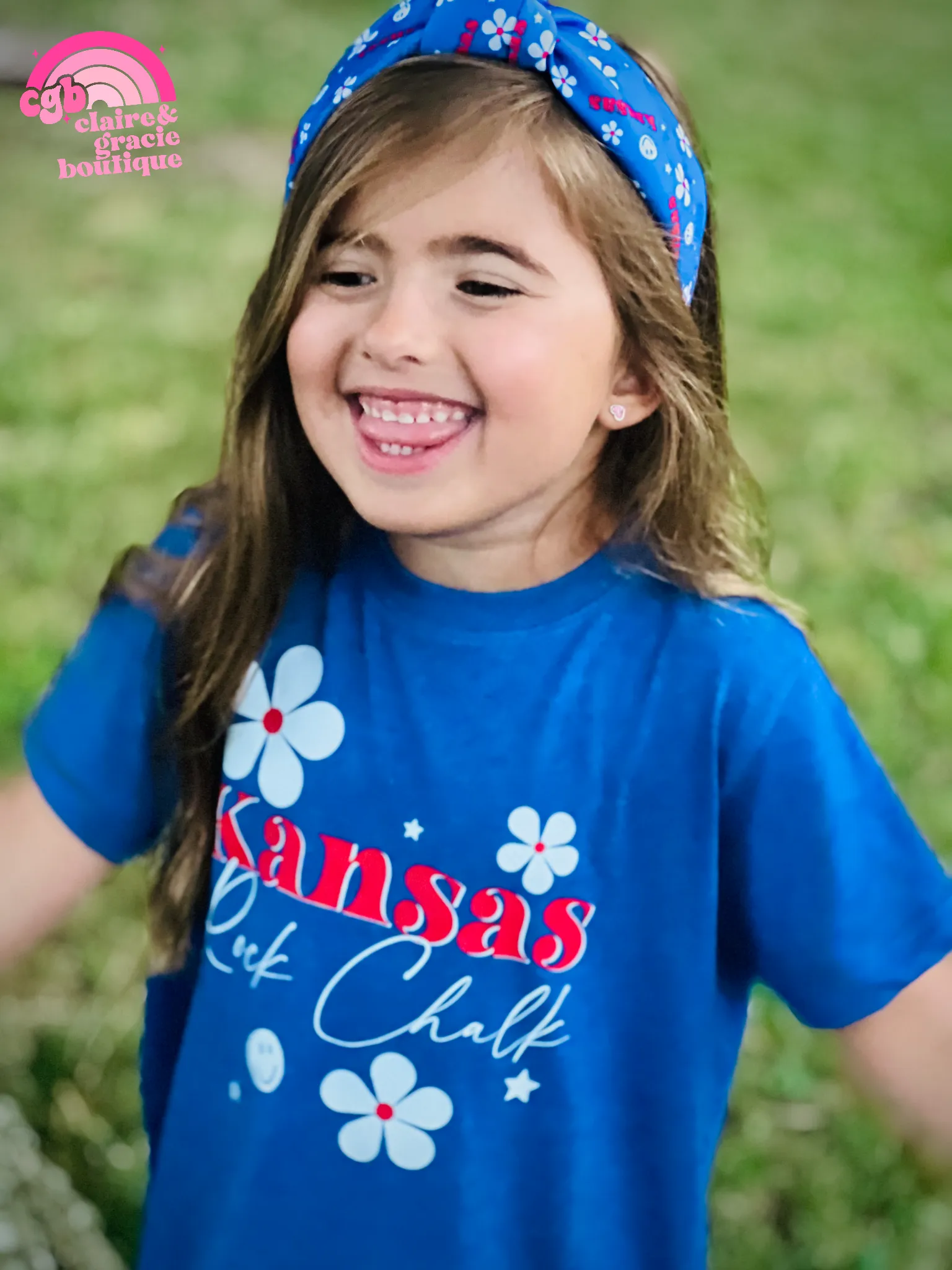 Kansas ROCK CHALK Smiley EXCLUSIVE |