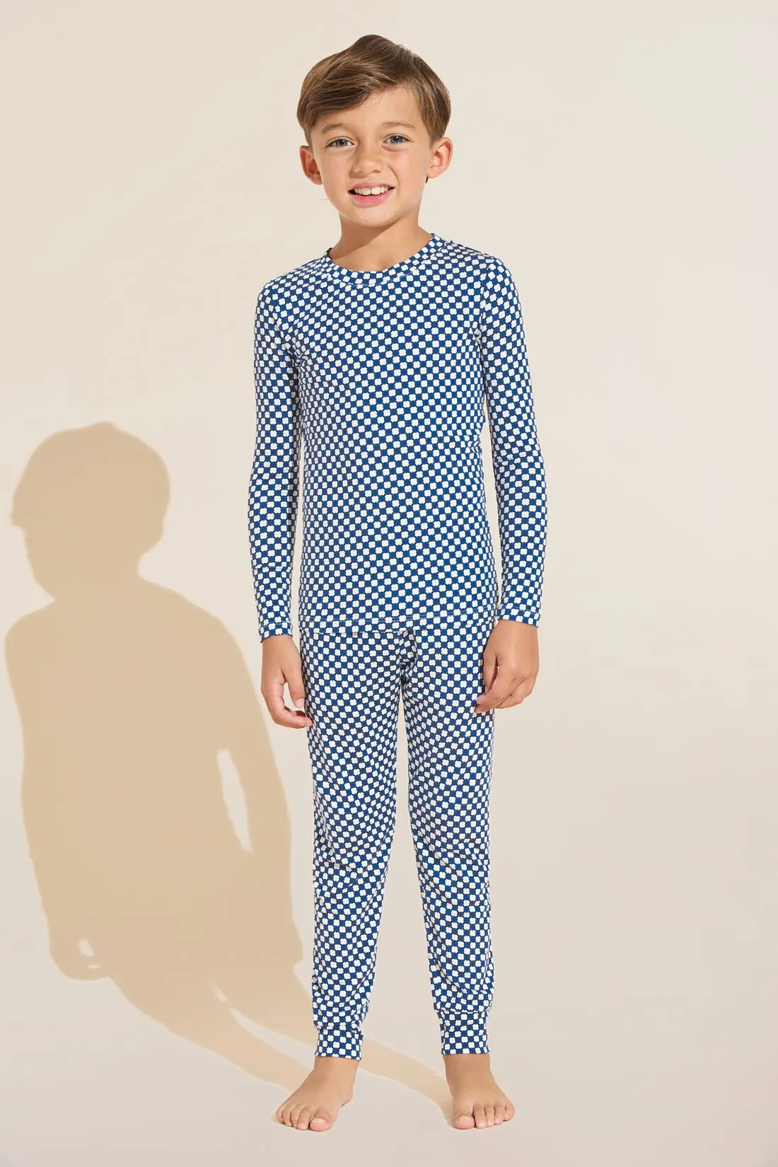 Kids Printed TENCEL™ Modal Unisex Long PJ Set