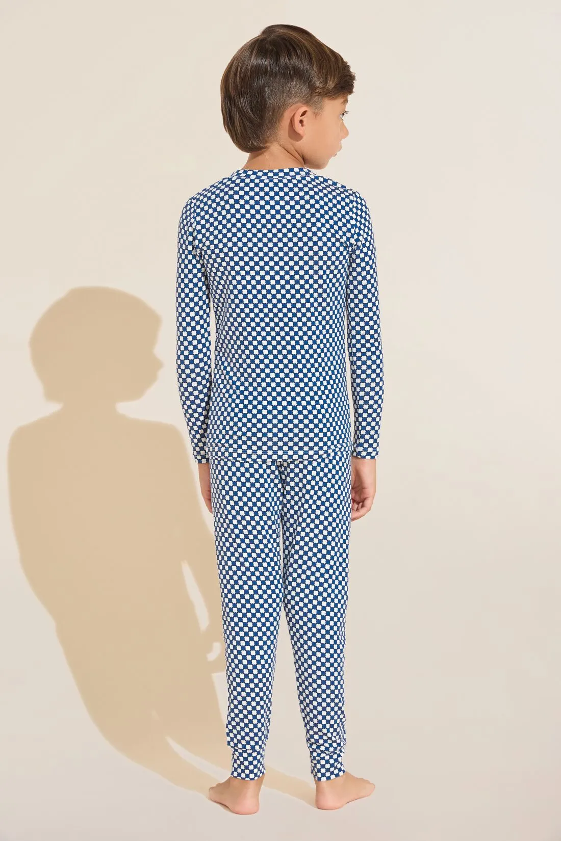 Kids Printed TENCEL™ Modal Unisex Long PJ Set