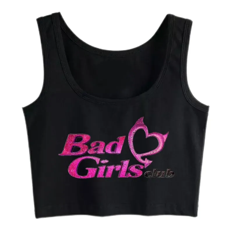 Lasting charm Sports Bad Girls Club Bgc Humor Print Crop Top