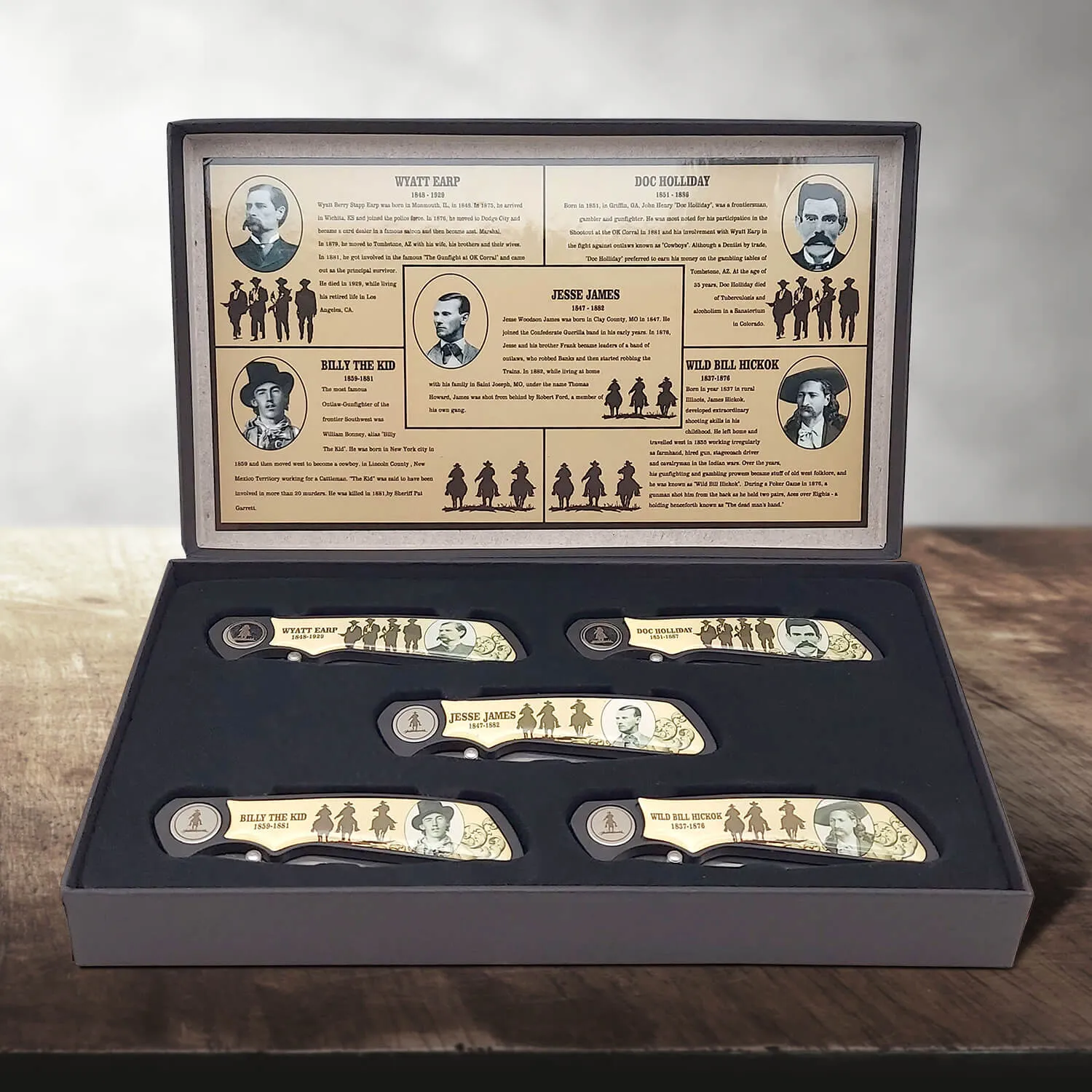 Legends Of The West Knife Set