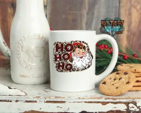 Leopard Santa Mug