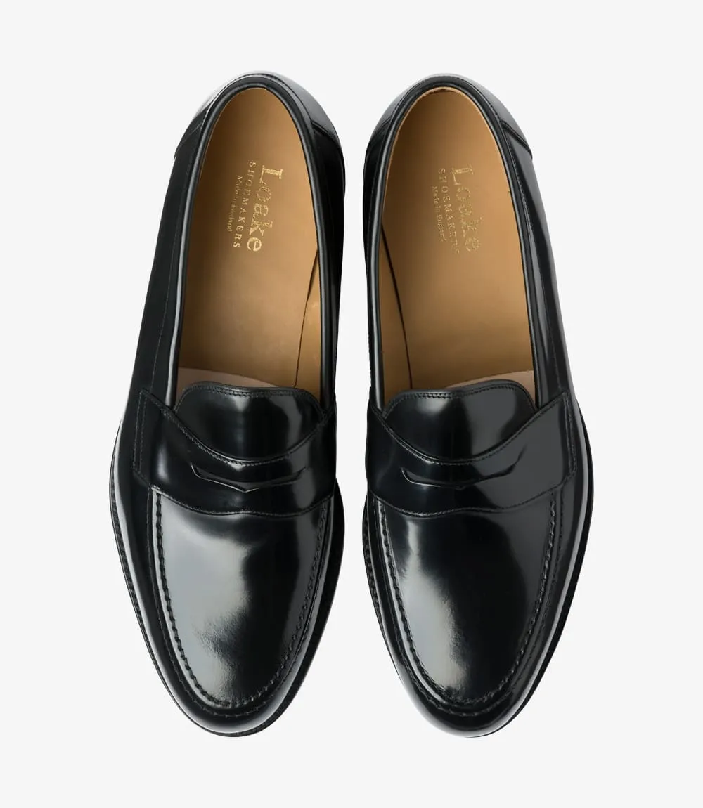 LOAKE Imperial Loafer - Black Polished Calf - READY TO DELIVER