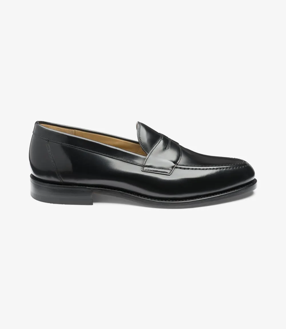 LOAKE Imperial Loafer - Black Polished Calf - READY TO DELIVER