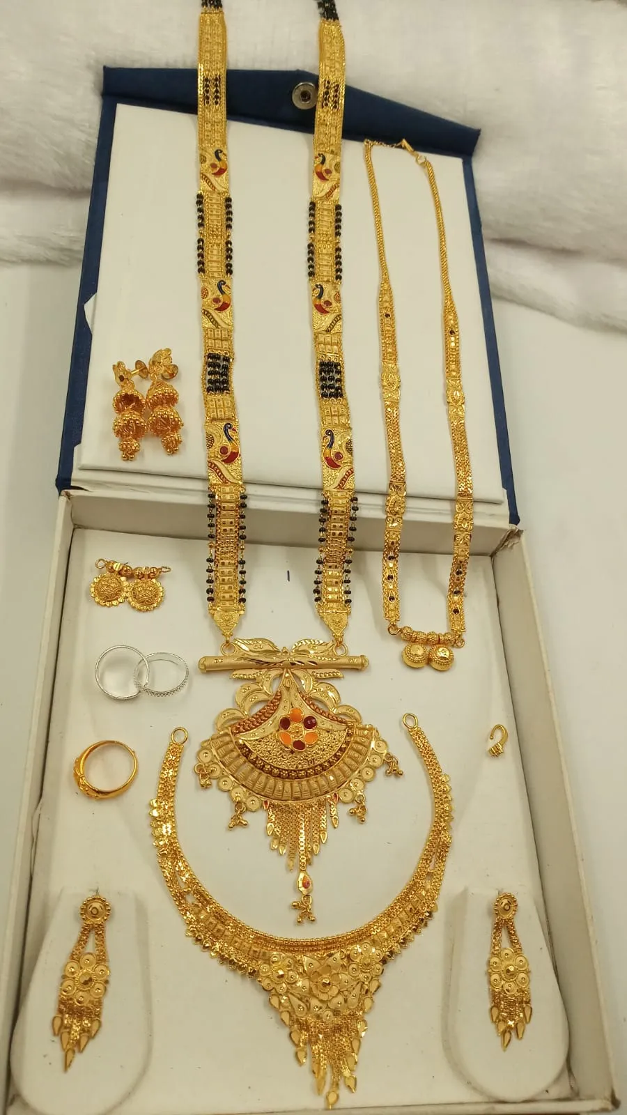 Manjari  , Gold plated Marathi Jewellery combo for women -KARTI001JCL