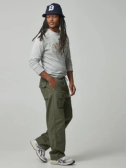 MEN'S LEE X THE BROOKLYN CIRCUS Drawstring Supply Pant in Muted Olive