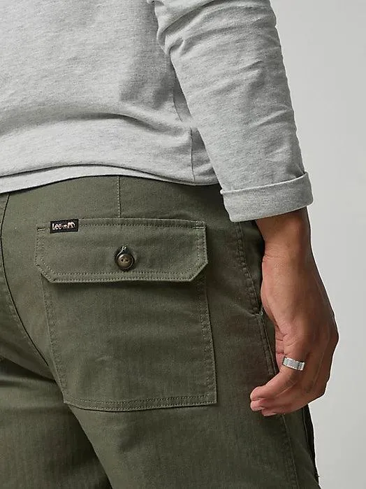 MEN'S LEE X THE BROOKLYN CIRCUS Drawstring Supply Pant in Muted Olive