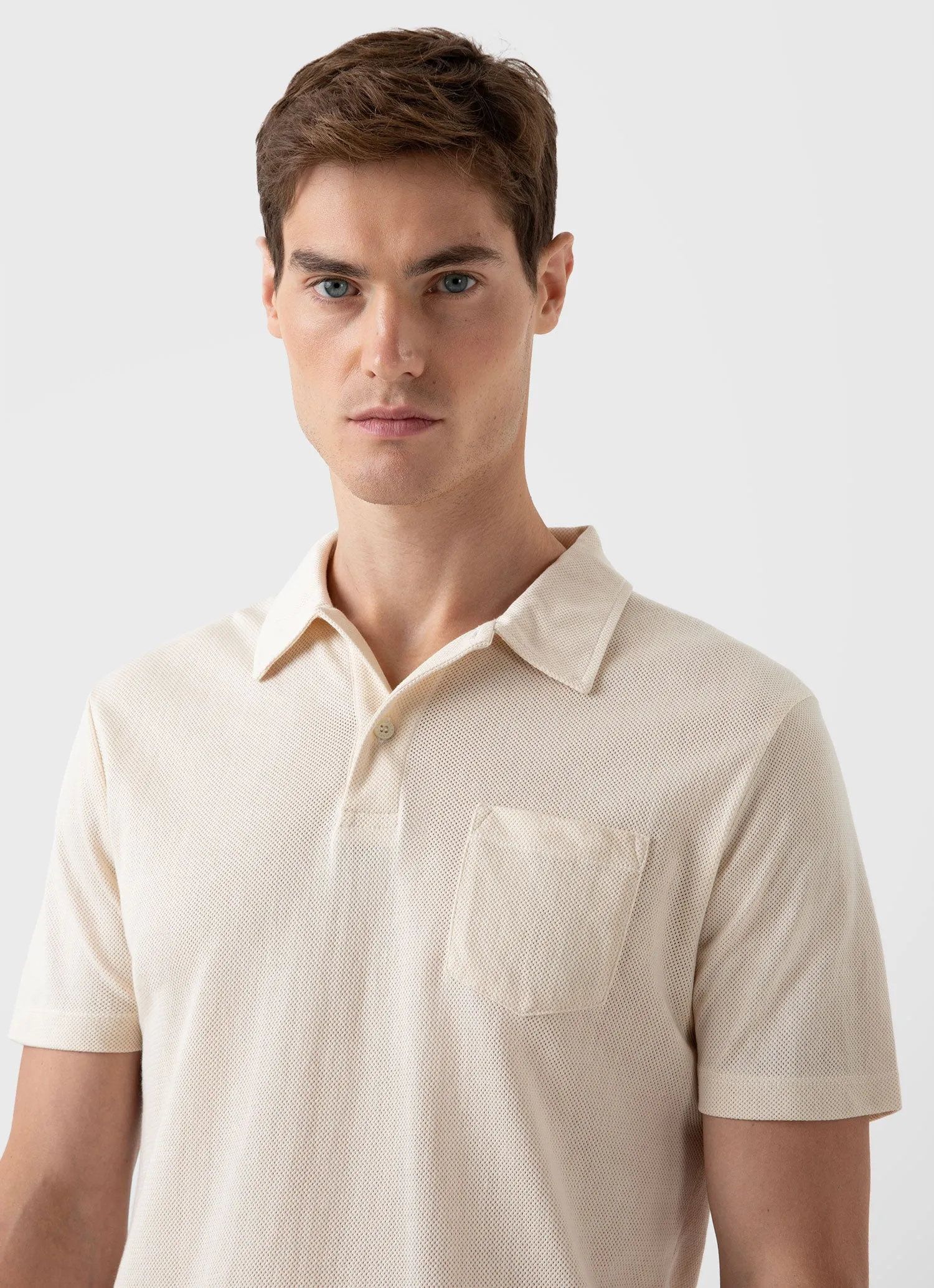 Men's Undyed Riviera Polo Shirt in Undyed