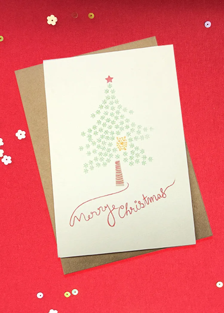 Merry Christmas Tree Card