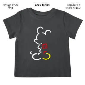 Mickey Mouse Shadow T-shirt ( Design Y39 )