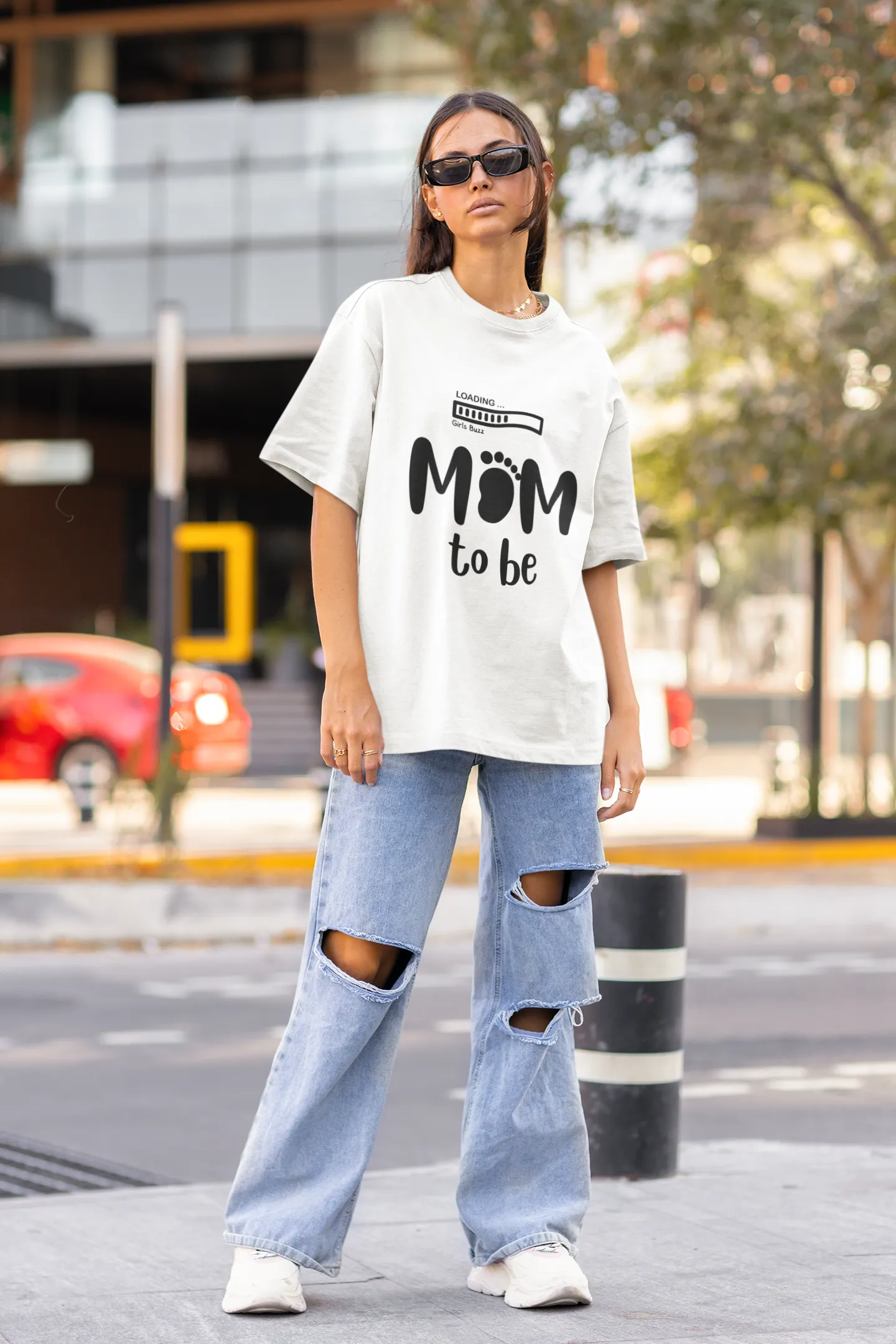 Mom To Be Oversized T-shirt