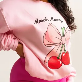 MUSCLE MOMMY (BOW)- CREWNECK