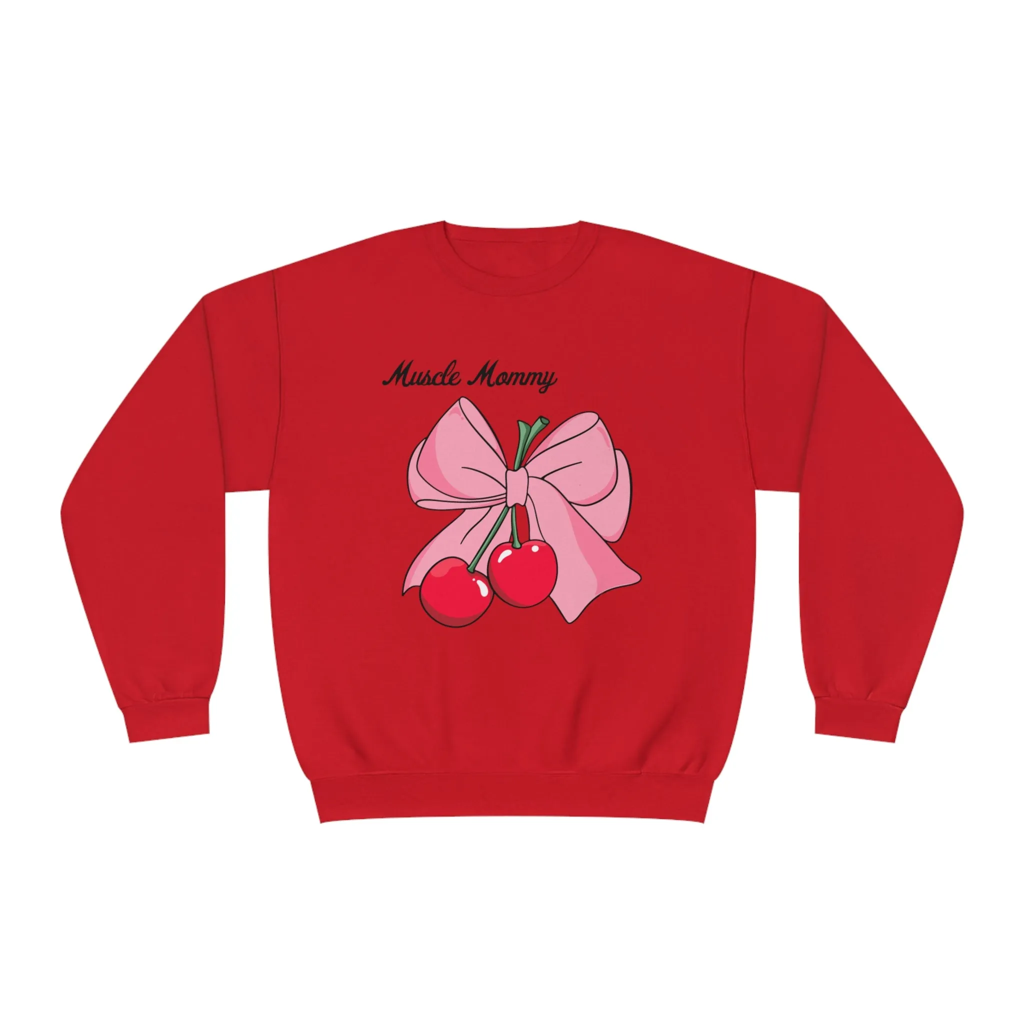 MUSCLE MOMMY (BOW)- CREWNECK