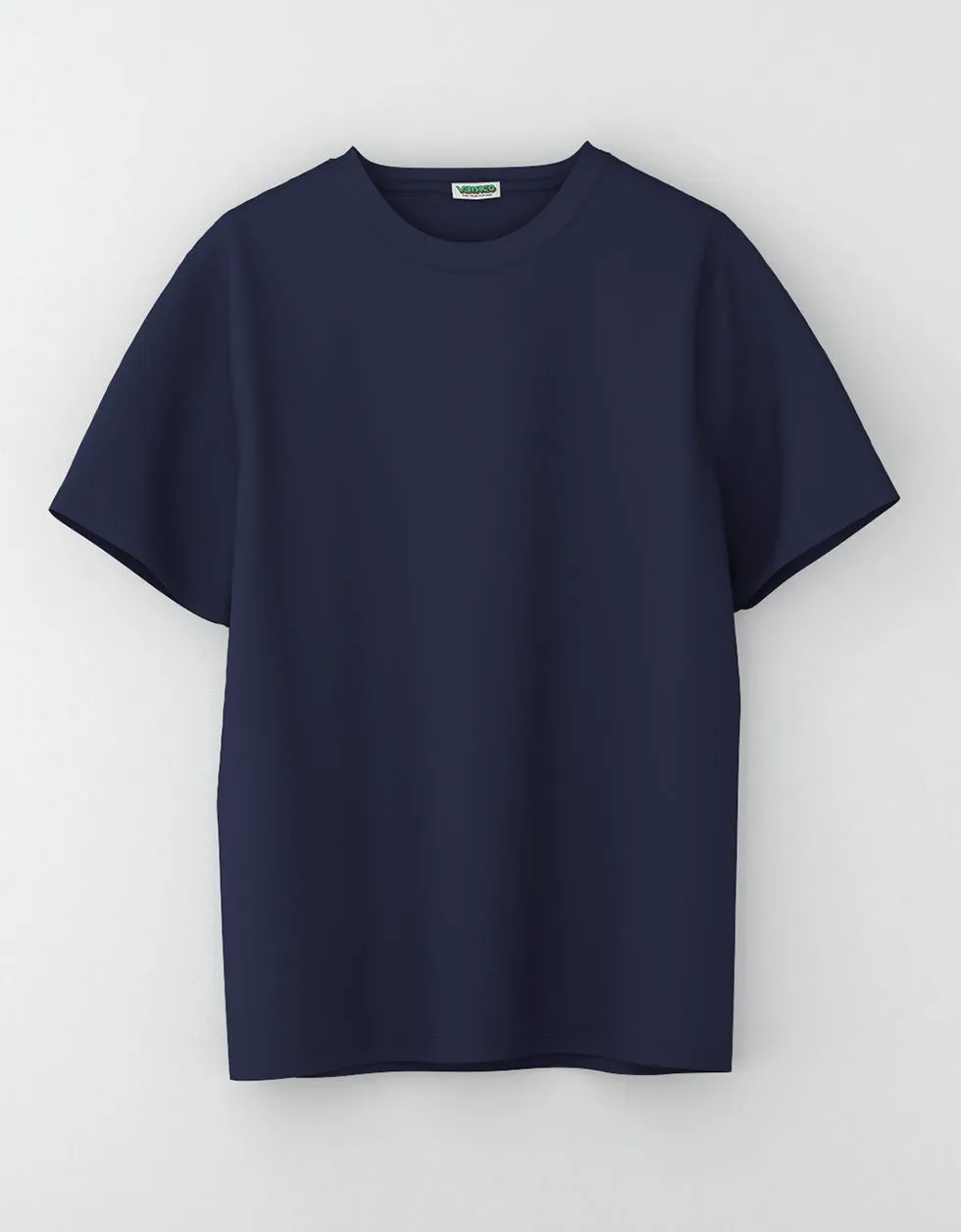 Navy Solid Oversized Tshirt