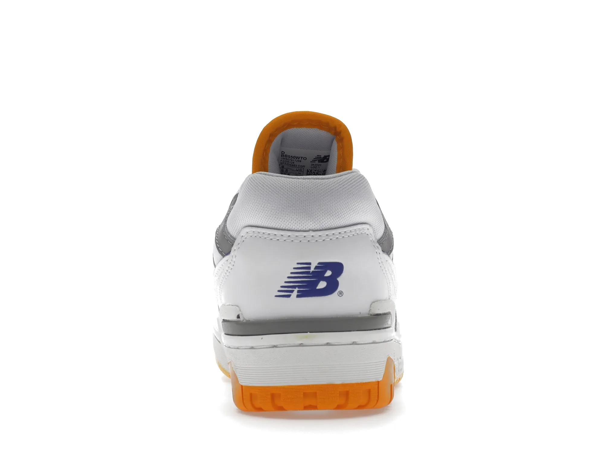 New Balance 550 White Vibrant Orange