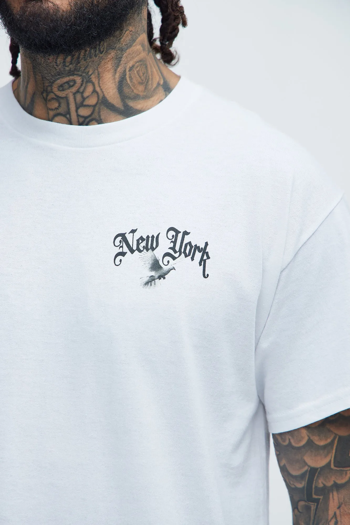 New York The Big Apple Short Sleeve - White