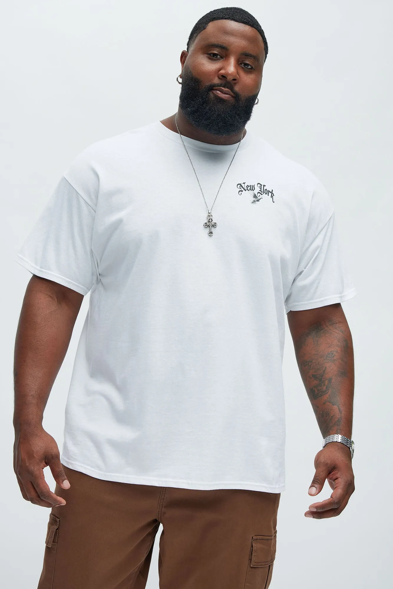 New York The Big Apple Short Sleeve - White