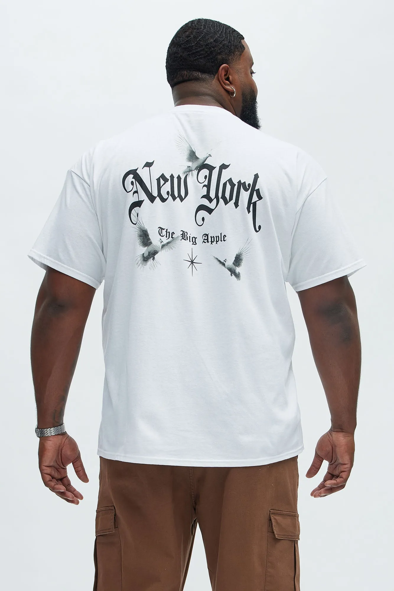 New York The Big Apple Short Sleeve - White