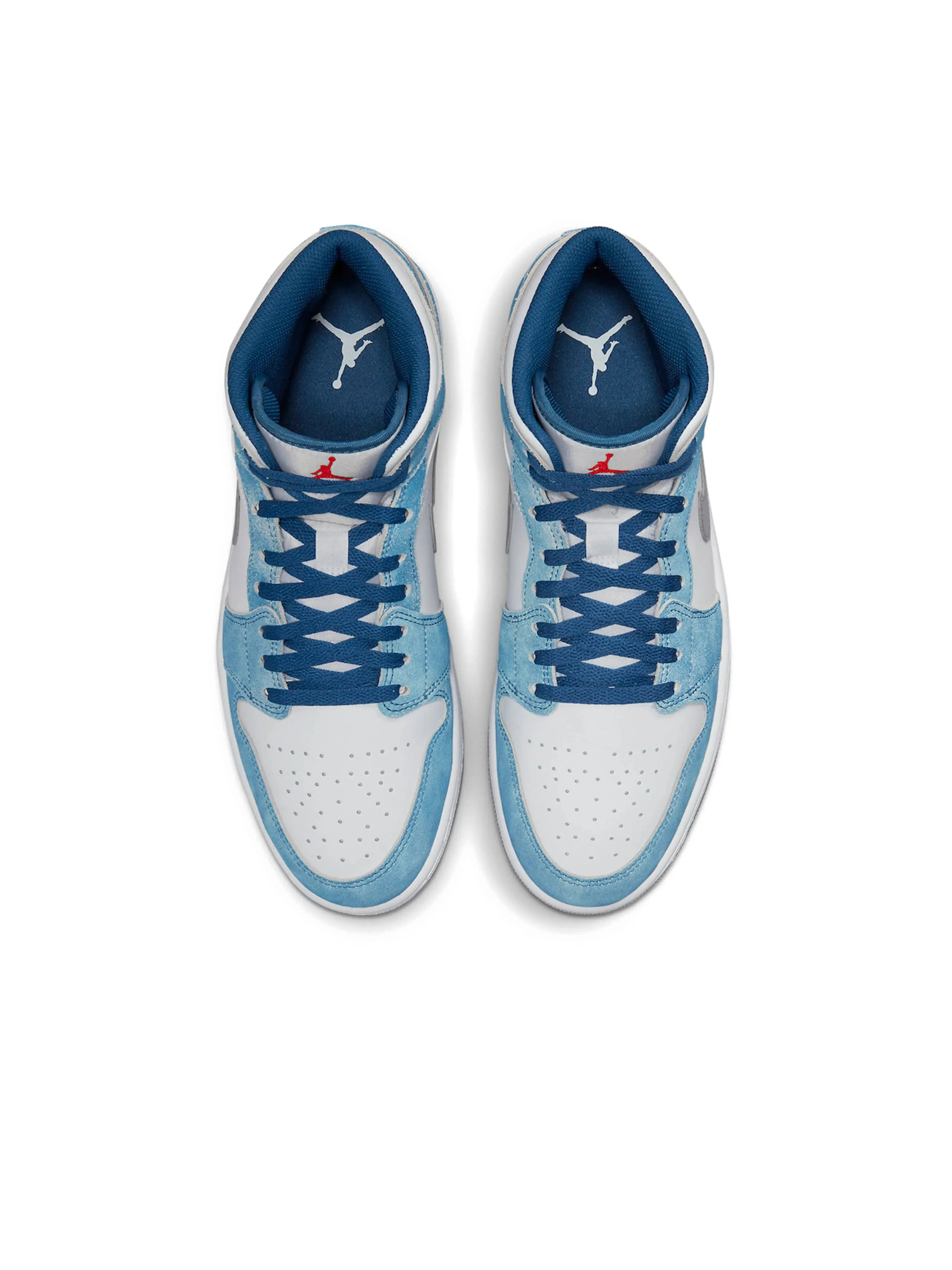 Nike Air Jordan 1 Mid French Blue Fire Red