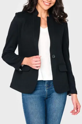 Notch Collar Blazer