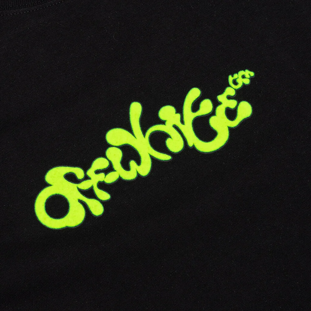 Opposite Arr Slim S/S Tee - Black/Lime