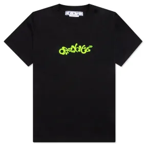 Opposite Arr Slim S/S Tee - Black/Lime