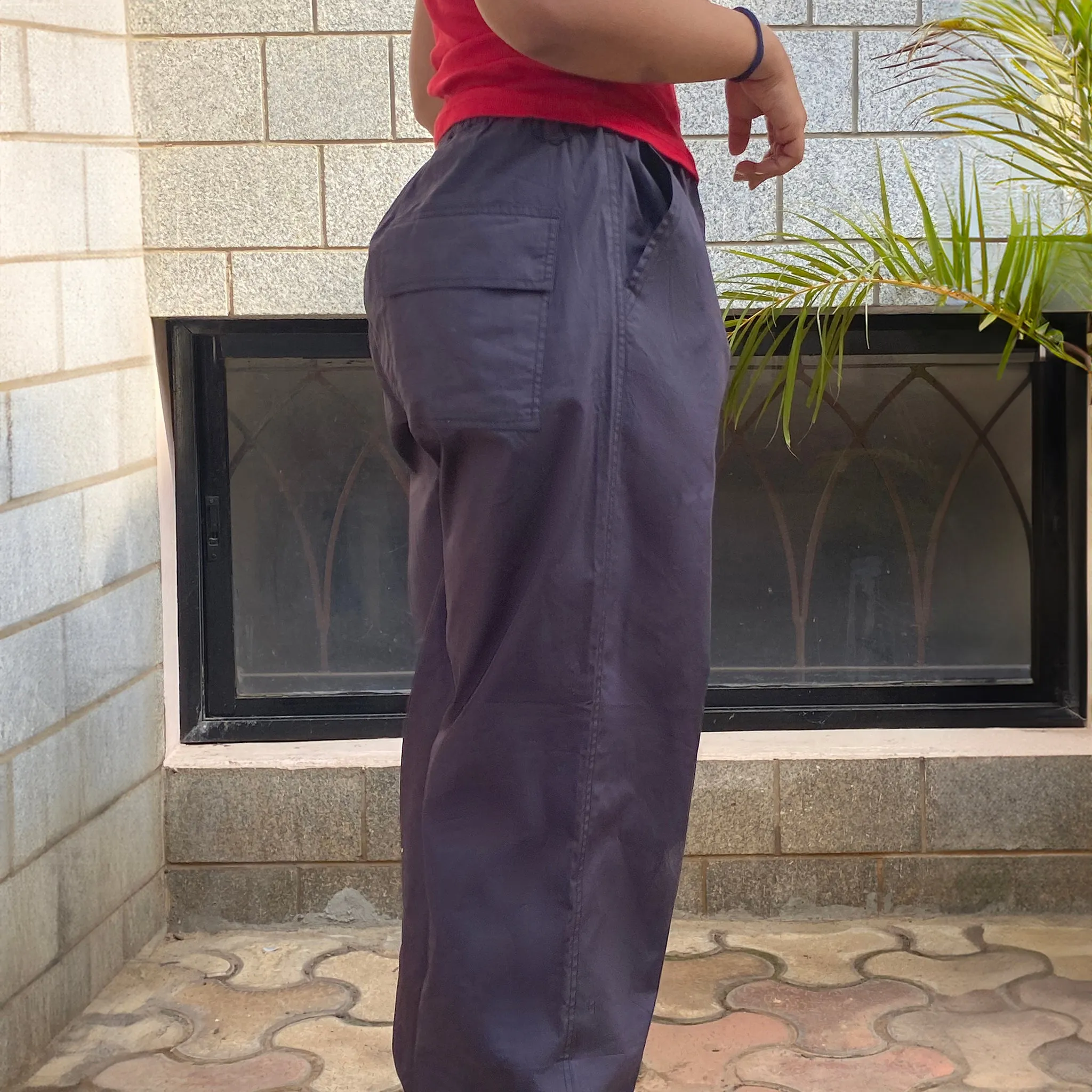 Oversized Parachute Pants for Women