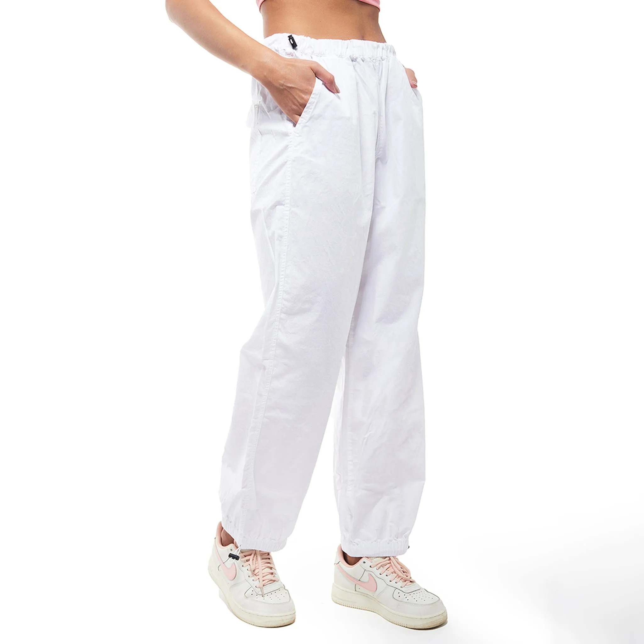 Oversized Parachute Pants for Women