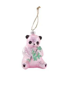  Pastel Panda Pink  Ornament