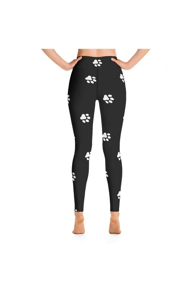 Paw Print Yoga Leggings