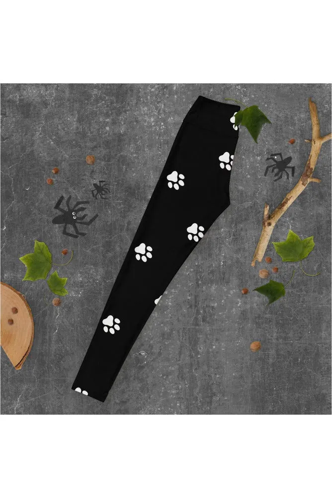 Paw Print Yoga Leggings