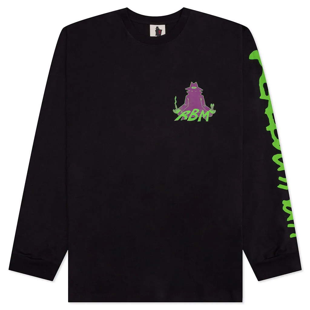 Piano Meditation L/S Tee - Black