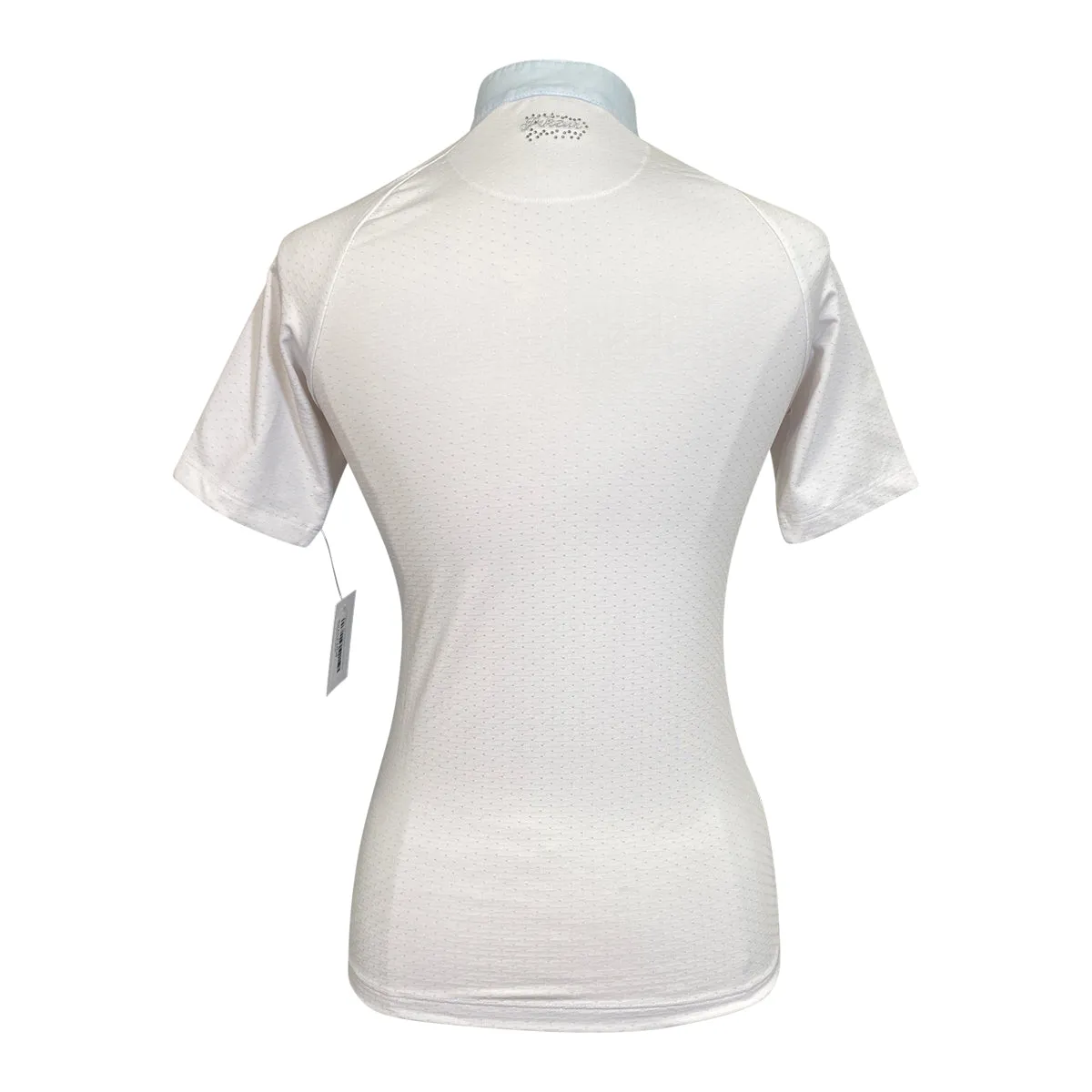 Pikeur Crystal Competition Shirt in White in White - EU 34 (US 2)