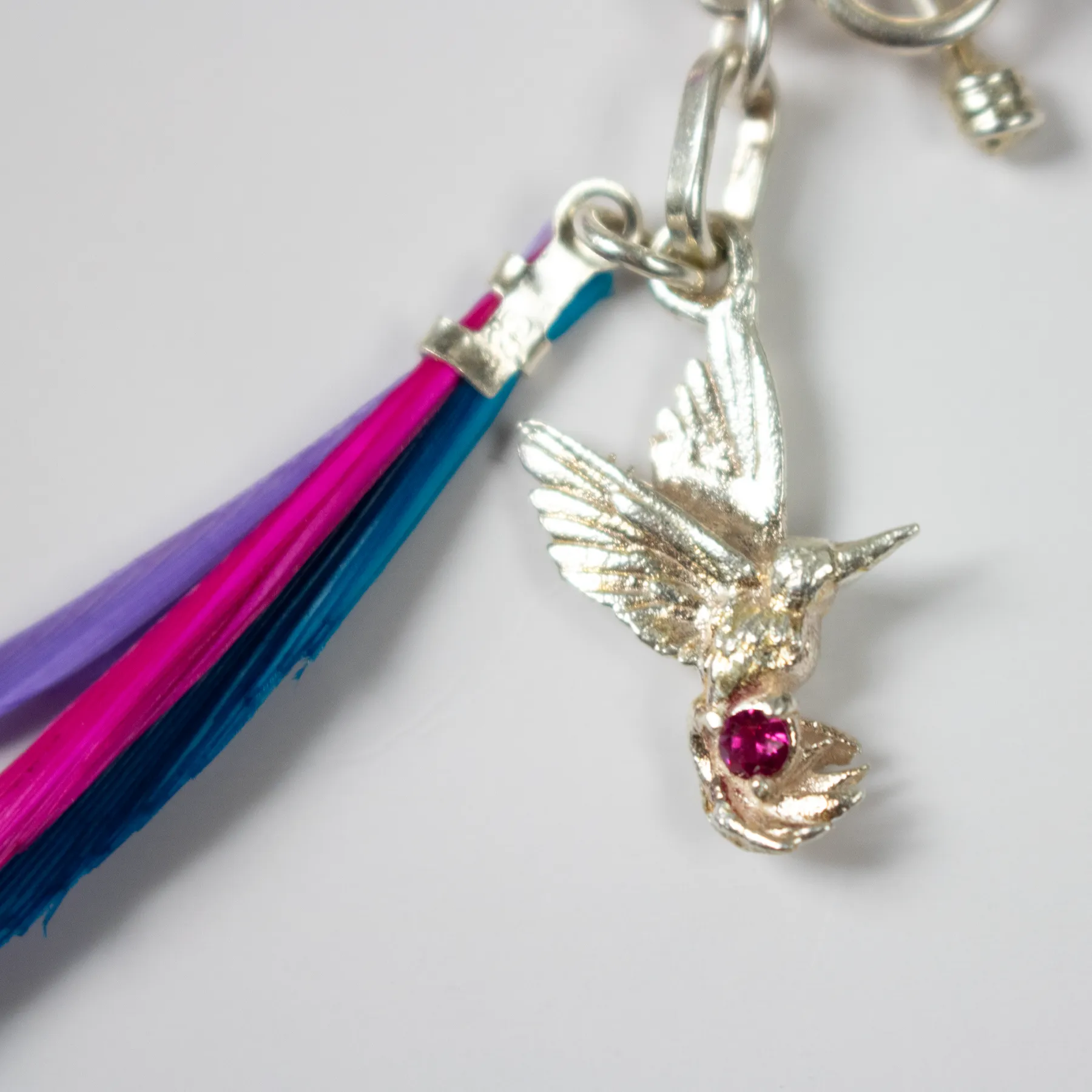 Pulsera con broche - Colibrí corbatero