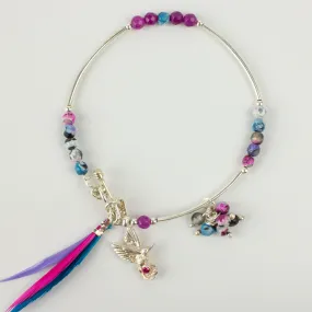 Pulsera con broche - Colibrí corbatero