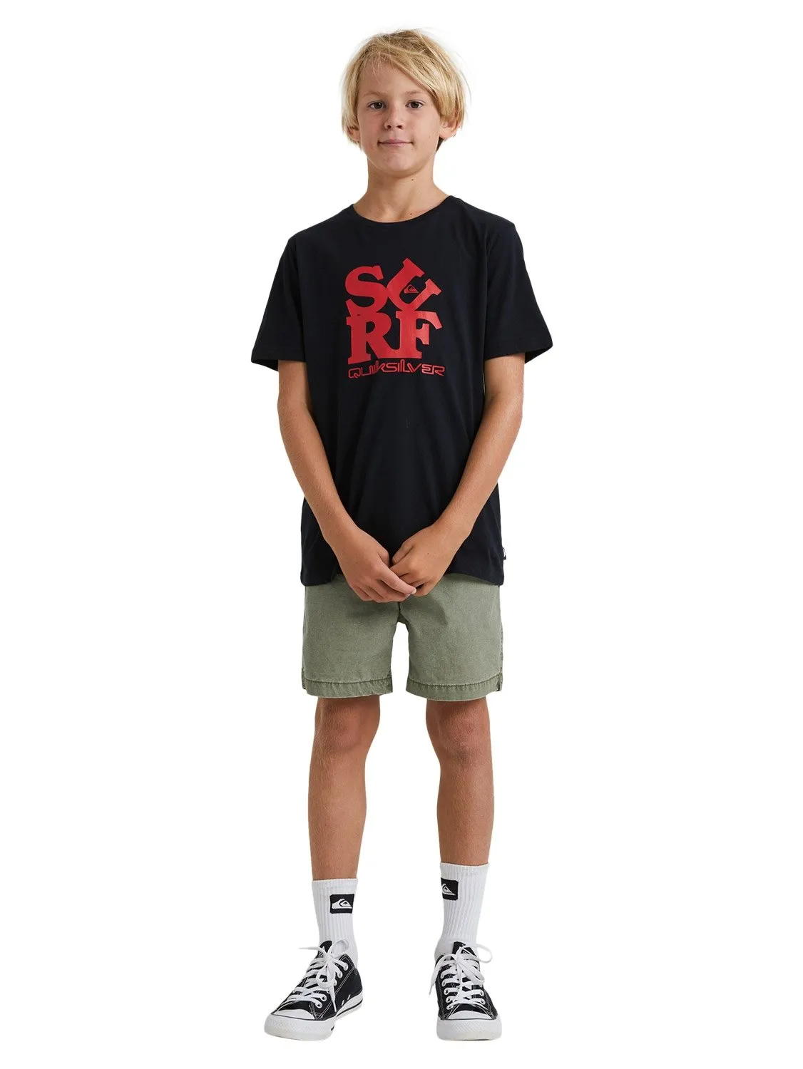 Quiksilver Boys Surf Short Sleeve T-Shirt