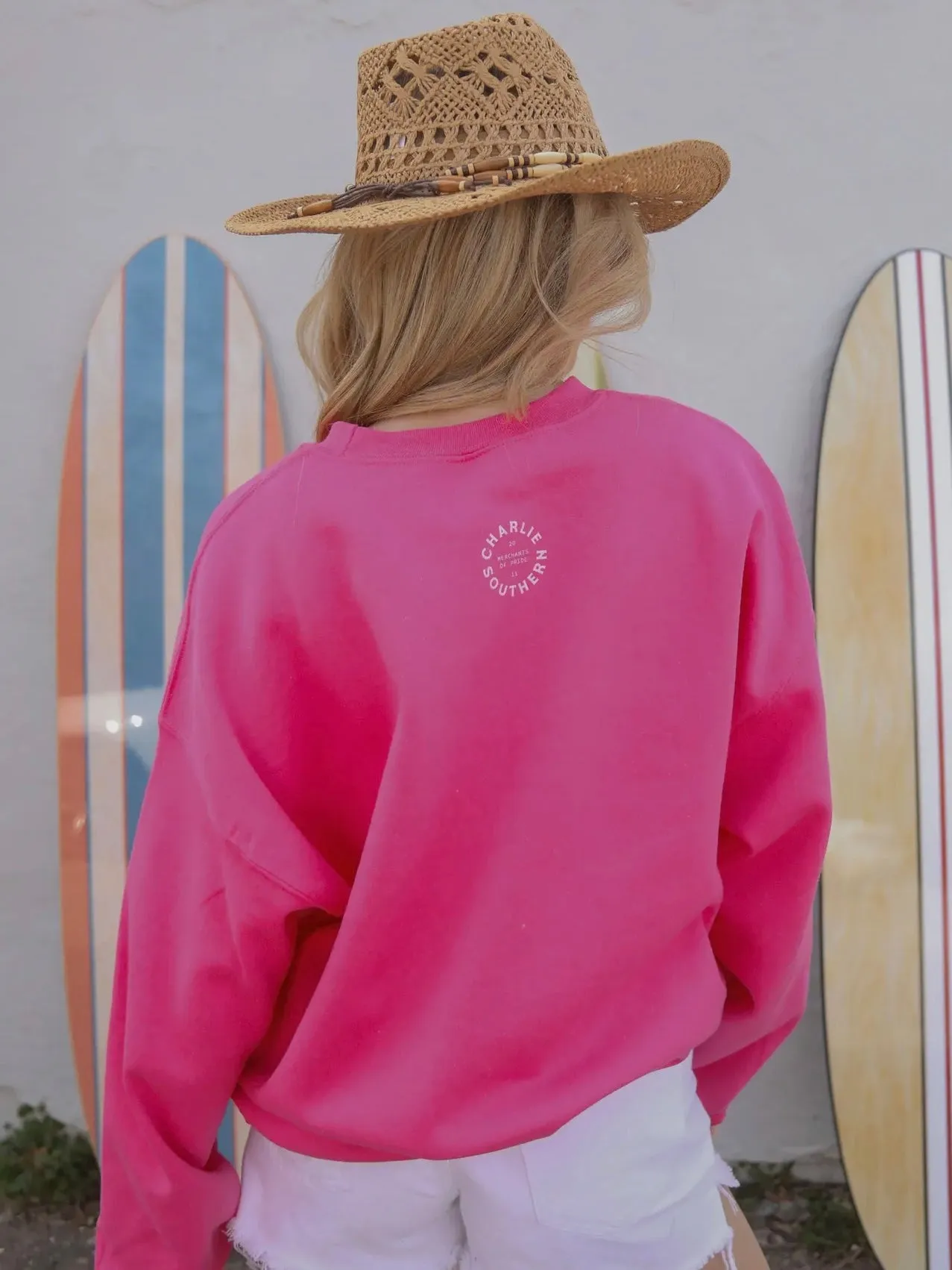 "Cowgirls Beach Club" Crewneck Sweatshirt