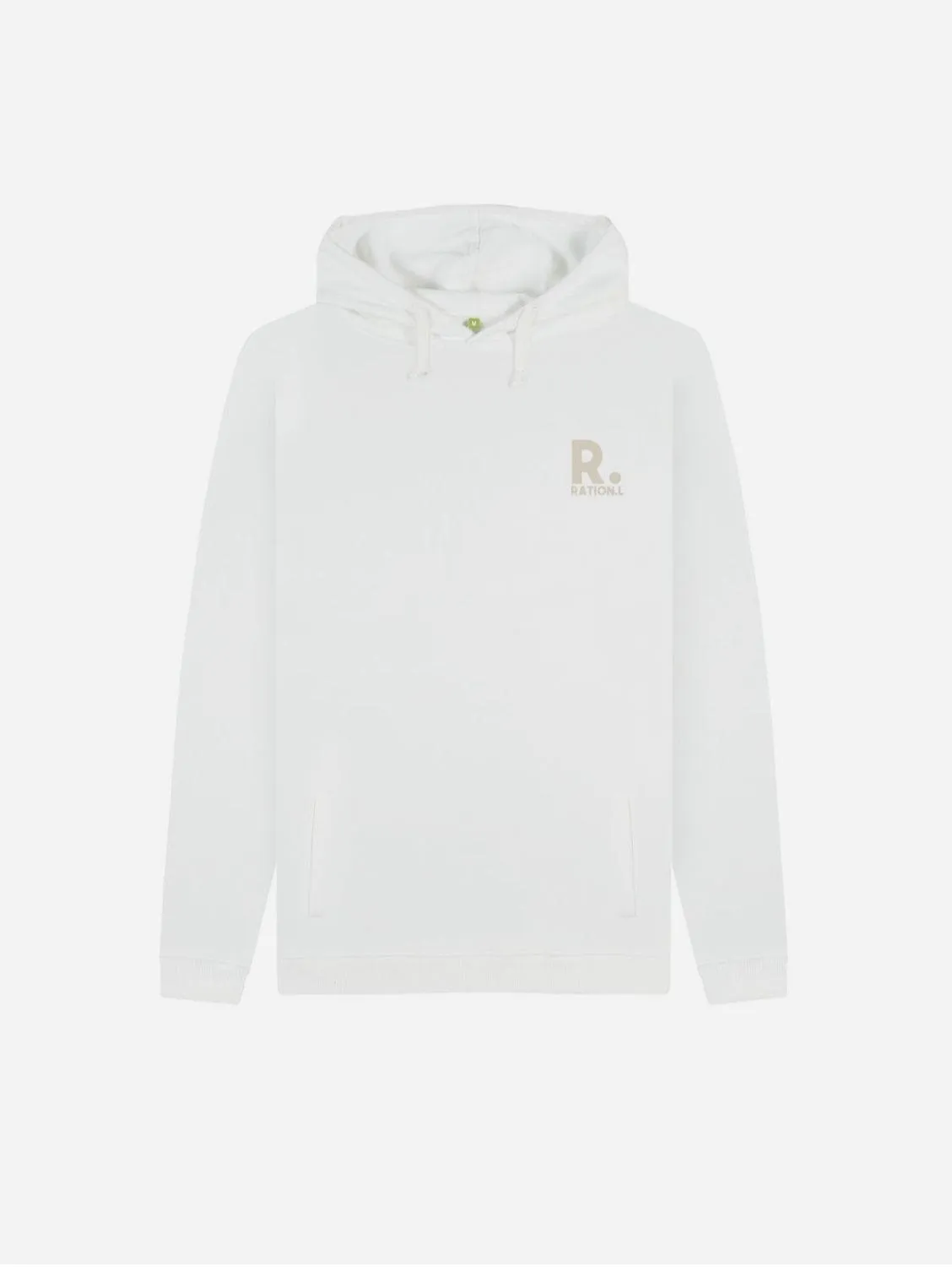 R Kind Men's Organic Cotton Hoodie | White Refurbished