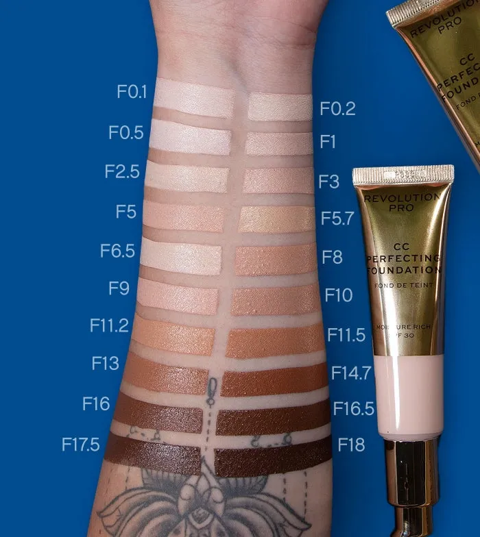 Revolution Pro - CC Cream Perfecting Foundation SPF 30 - F0.2