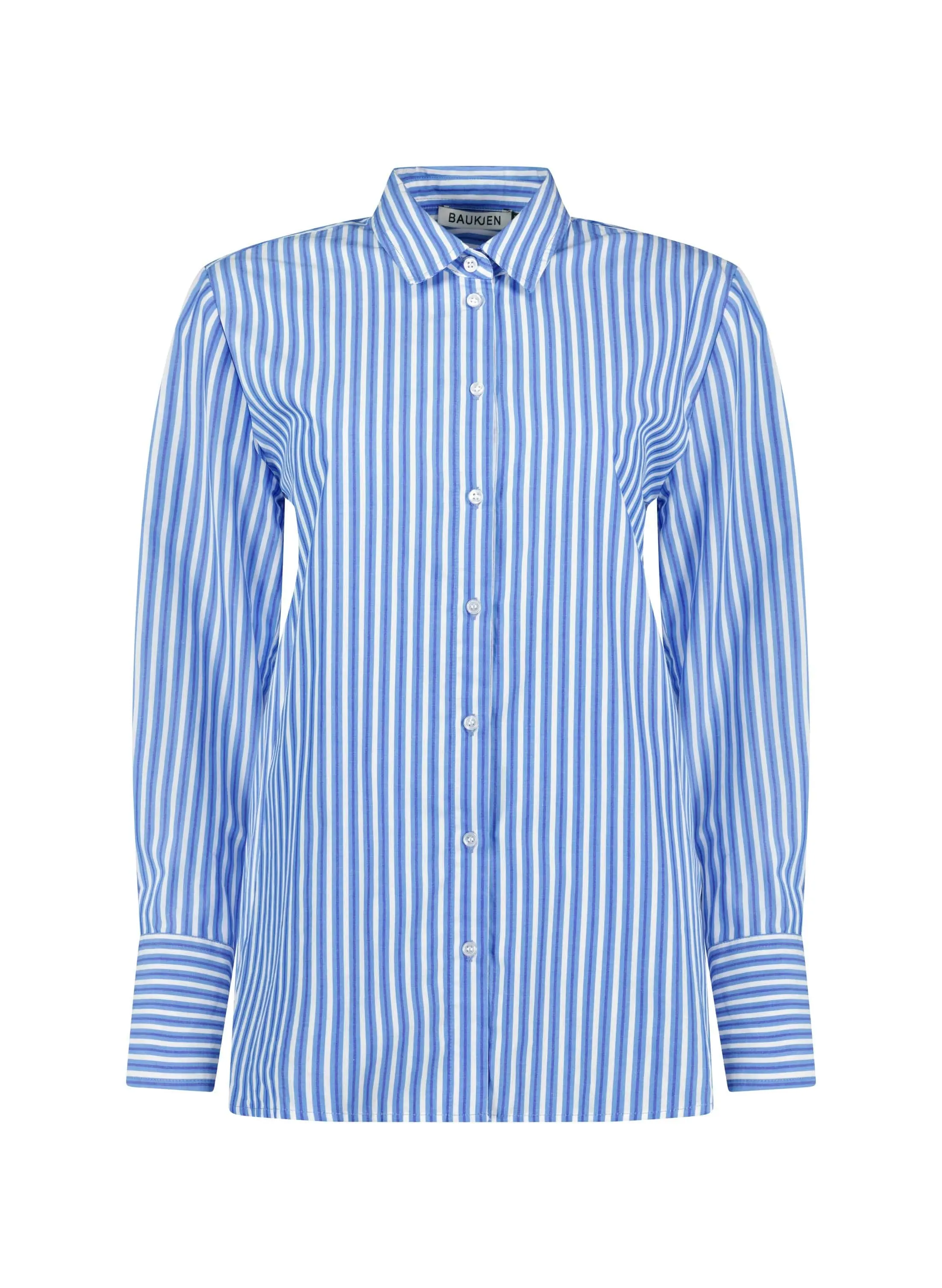 Rishma Organic Cotton Shirt | Blue & White