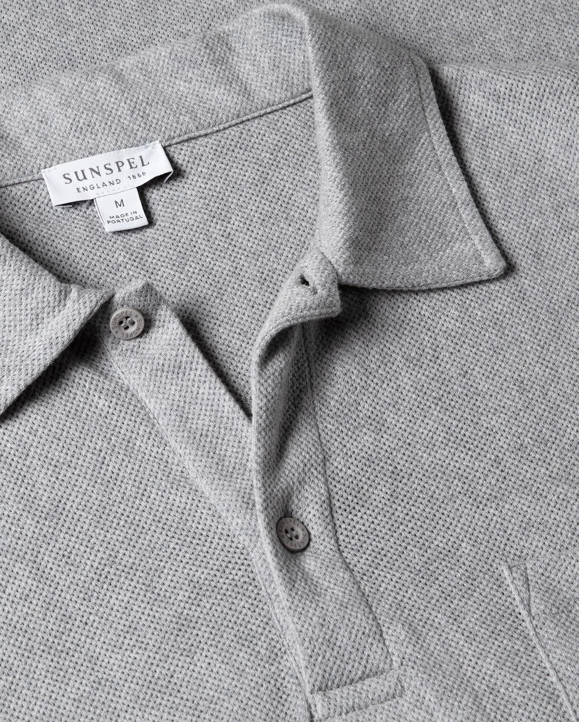 RIVIERA POLO SHIRT  / GREY MELANGE