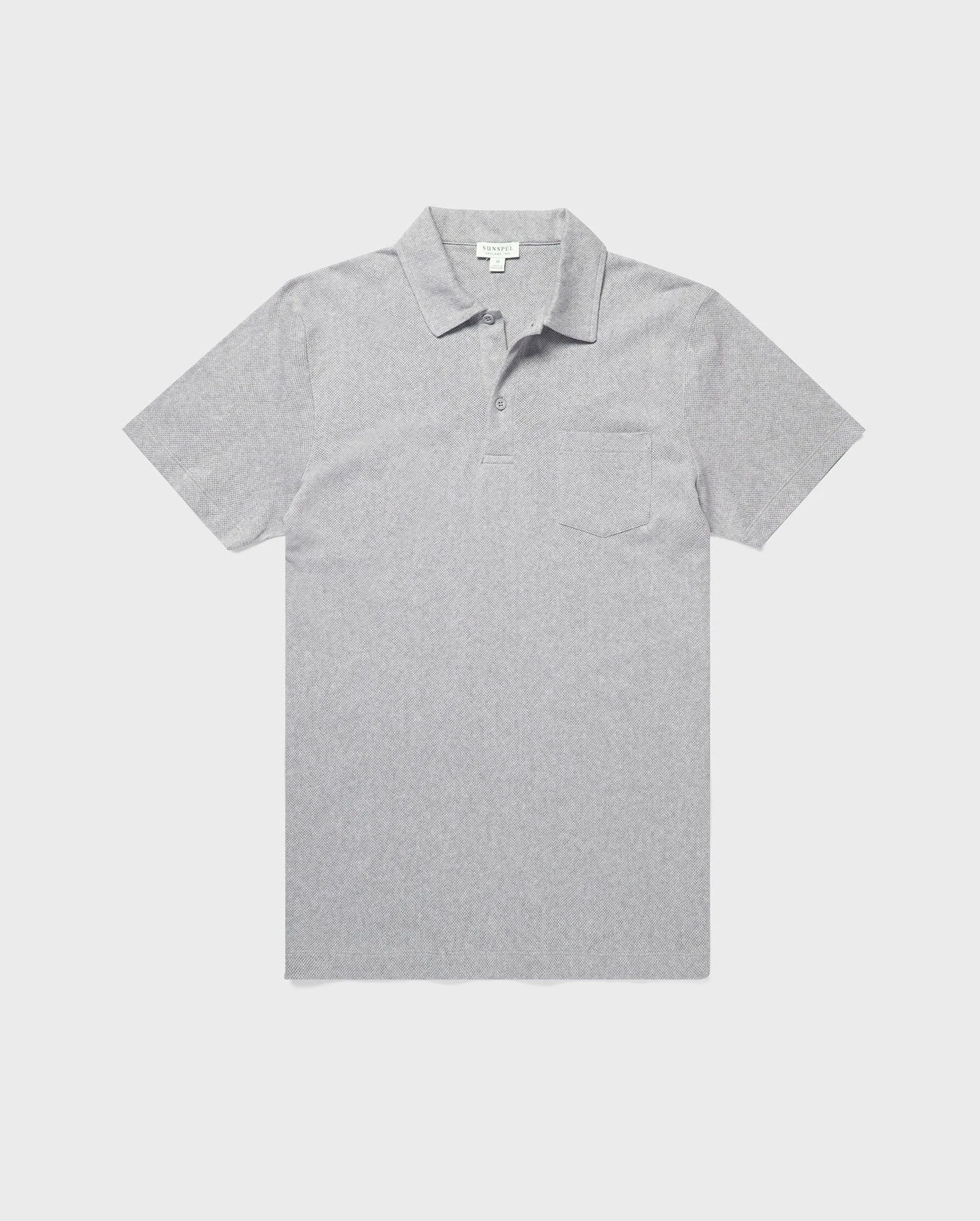 RIVIERA POLO SHIRT  / GREY MELANGE