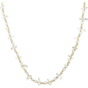 Rock Crystal & Pearl Necklace